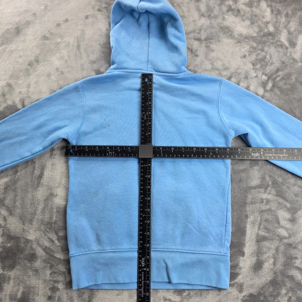 Jordan Hoodie‎ Boys Small Blue Jumpman Logo Fleece Pullover Sweatshirt
